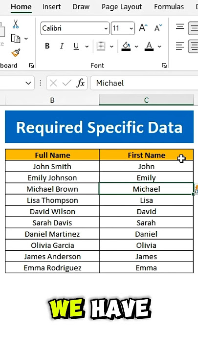 Extract Specific Data In Excel In Seconds  #exceltips #exceltricks #exceltutorial #msexceltips