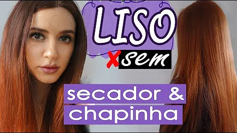 Como manter o cabelo liso sem usar secador?