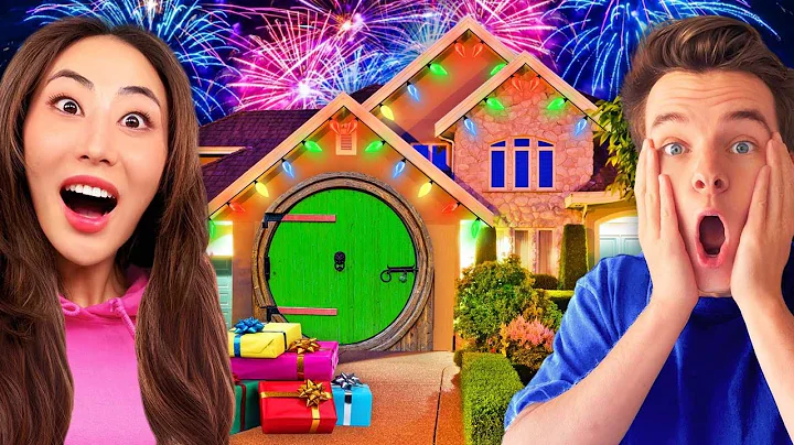I Turned His House into a Hobbit House!