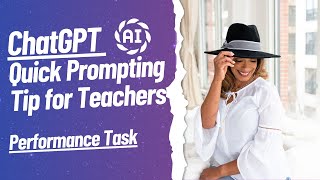 How to use chatGPT for teachers: Creating a Performance Task Wealth