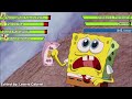 The SpongeBob SquarePants Movie 2004 Final Battle With Healthbars 1 2 The SpongeBob SquarePants Movie 2004 Final Battle With Healthbars 1 2