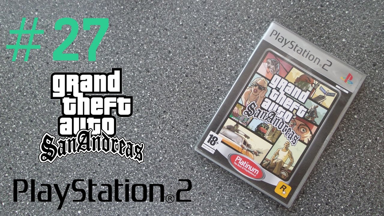 Grand Theft Auto San Andreas PS2 Platinum no manual