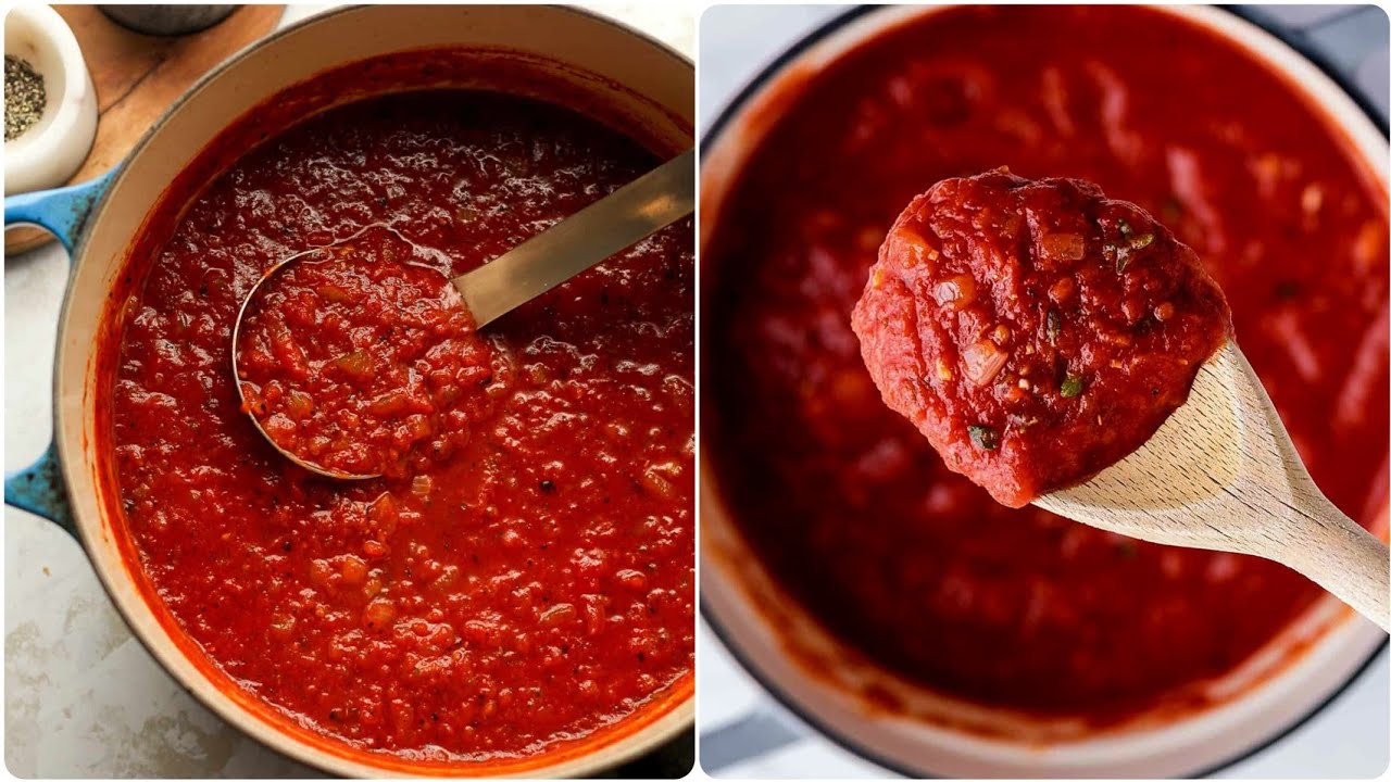 أرتاحي من الطبخ طول السنه وخزني صلصة الطماطم بالطريقة دي 