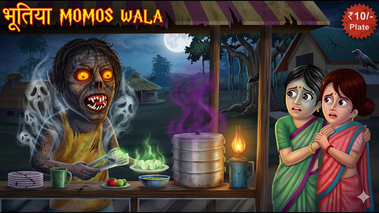 Bhootiya Momos Wala | Bhootiya Momos #horrorstoriesinhindi #bhootiyamomoswala