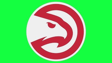 Atlanta Hawks Green Screen Logo Loop Chroma Animation