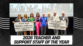 Celebrating our 2026 Teacher and Support Staff Employee of the Year