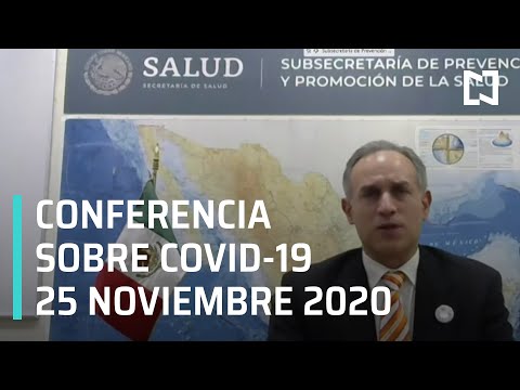 Conferencia Covid-19 en México - 25 noviembre 2020