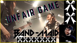 BAND-MAID / Unfair Game - P in D Photo Collage. BOSS Coffee and JROCK