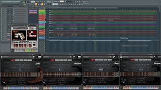 Fear Factory - (Memory Imprints) Never End (FL STUDIO INSTRUMENTAL COVER / SHREDDAGE 3) FLP / MIDI