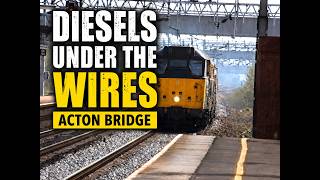Diesels Under the Wires | Acton Bridge, Cheshire in April 1993 | Class 31s, 37s, HSTs & Freight