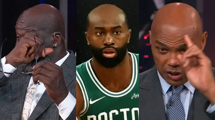 Shaq and Chuck can't stop trolling Jaylen Brown for his hair rubbing off 😂