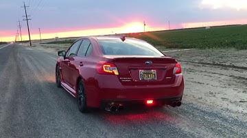 Side blinkers on a 2015 WRX with Smart Tap by Diode Dynamics.