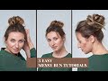 How to Do a Messy Bun for Thin Hair | 3 Easy Messy Bun Tutorials