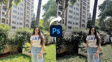 Ultra Black Matter Color Grading In Photoshop - 5 Min Tutorial ✅