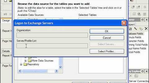 Crystal Reports Tutorial Public Folder Replica Business Objects Training Lesson 2.25