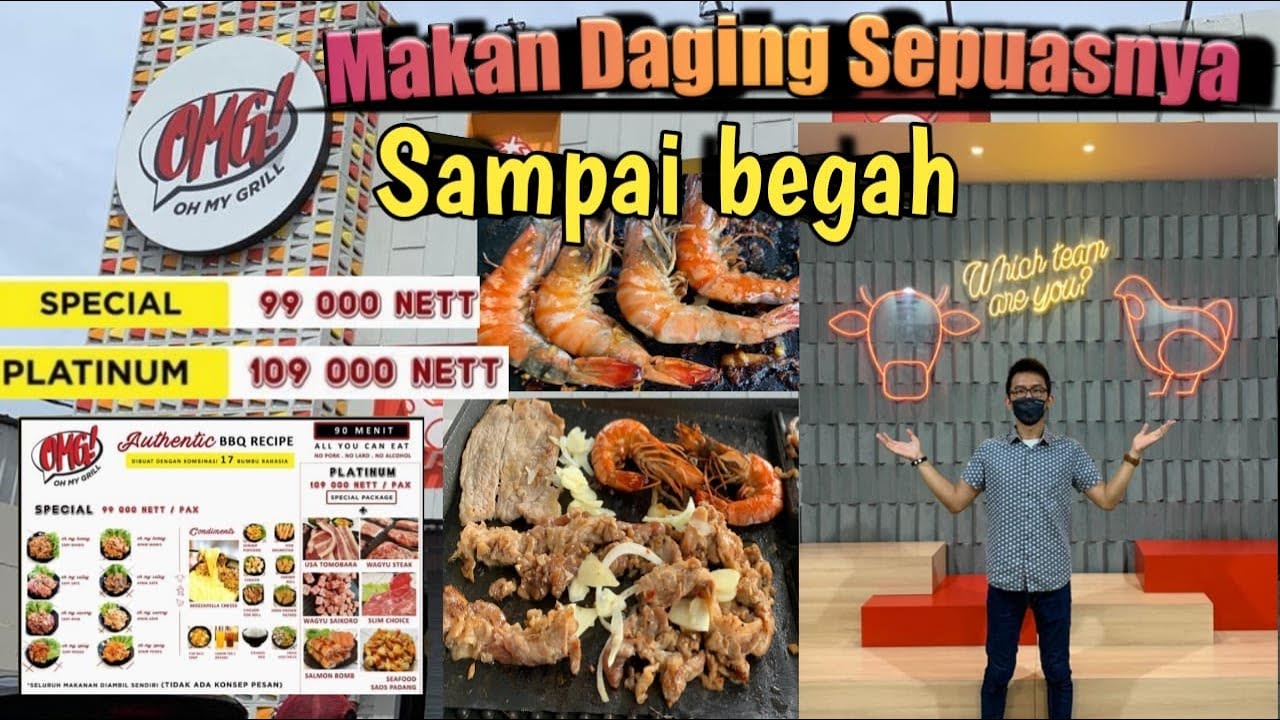 All You Can Eat BBQ Murah - OMG! Oh My Grill Jatiwaringin 2020 - YouTube