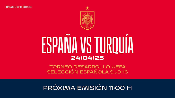🚨EN DIRECTO🚨Sub-16 España vs Turquía | 🔴 SEFUTBOL