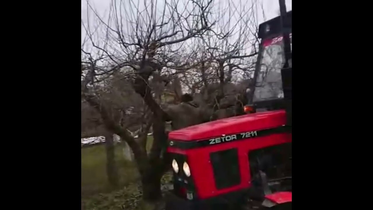 Zetor 7211 + 5t dřevo z lesa