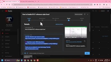 How to publish a draft Video in YouTube Studio