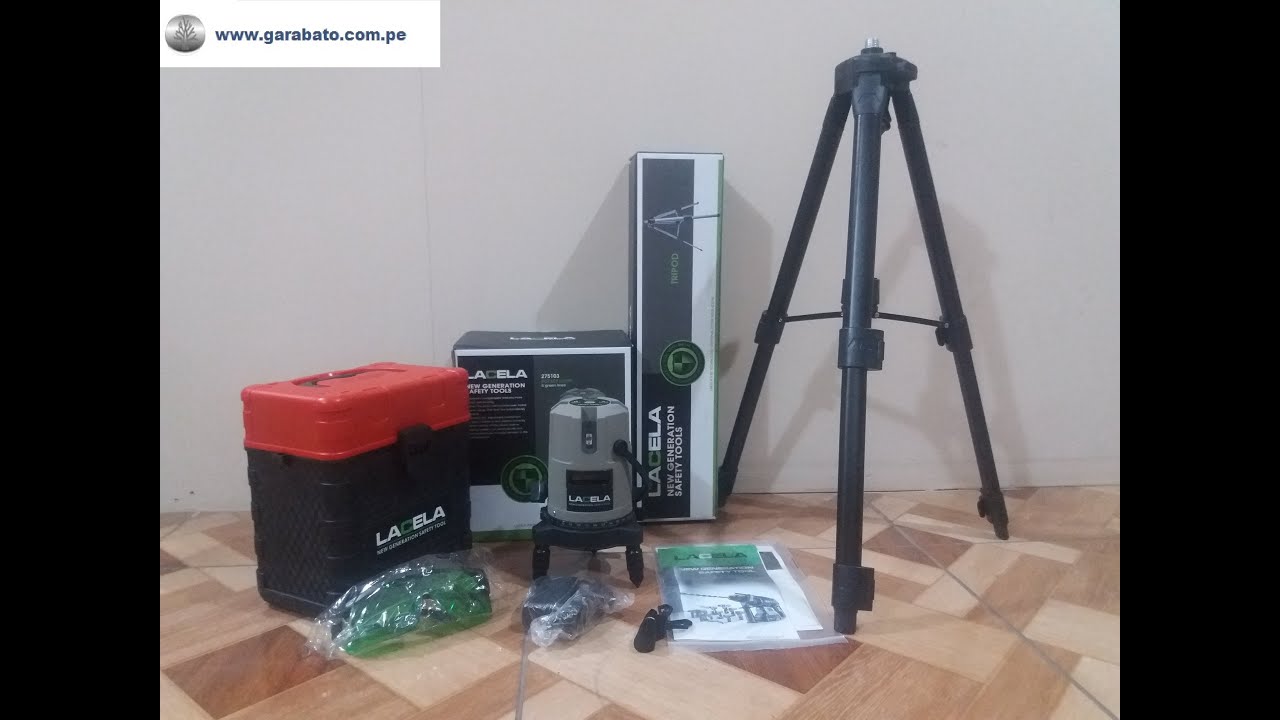 Nivel Laser 3D 5 Lineas + 2 Bateria y Trípode XTD