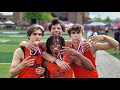 Green middle school 4x100 meter relay school record