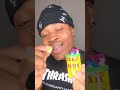 Exotic sour candies from BUSSIN SNACKS #shorts #tiktok #sour #challenge