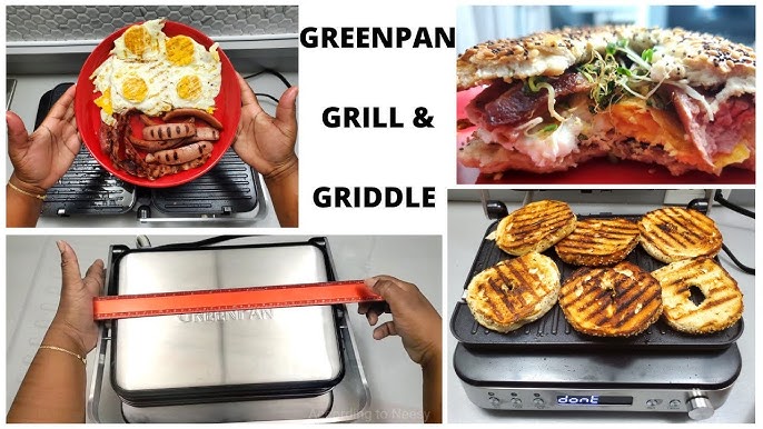 GreenPan Nonstick 6-in-1 Contact Grill with Waffle Plates on QVC 