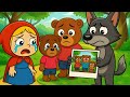 The Bear Family Lost a Cub – Little Red Riding Hood, Please Help Find Them! | Cartoon Animation DEFAULT