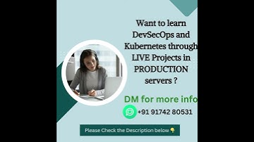 learn DevSecOps and Kubernetes with real projects.#devops#devsecops#Kubernetes #live#docker#larning