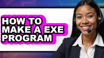 How to Make a Exe Program (easy Method)