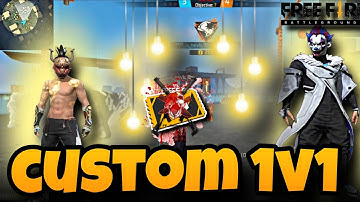 1vs1 custom Whitdevil77 with random player||free Fire||GARENA FREE FIRE