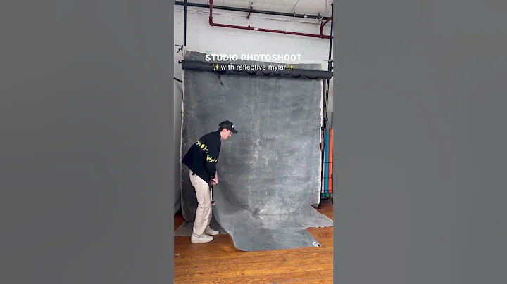 Studio Photoshoot with Reflective Mylar, Setup