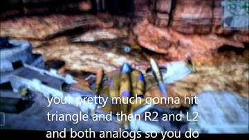 How to get under maps in Warhawk