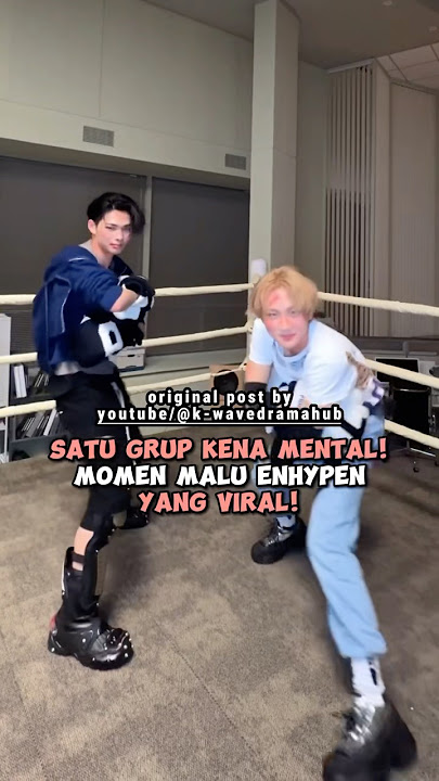 Satu Grup Kena Mental! Momen Malu ENHYPEN yang Viral! #ehypen #kpop #shorts