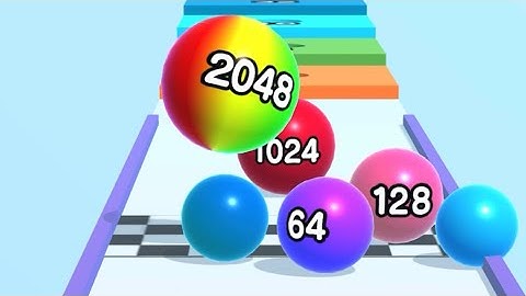 BallRun2048 ( Android/iOS ) All Levels Gameplay Level 13 - 16