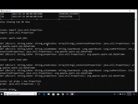 Integration with Hive and JDBC - Reading and Writing JDBC