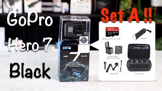 GoPro Hero 7 Black แถมฟรี Travel Kit, GoPro 3 Way แท้, Sandisk