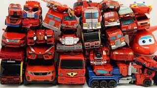 Full Tobot Robot Red Car Color Transformers Optimus Prime, HelloCarbot, Miniforce Truck Mainan Toys