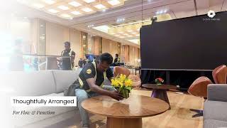How Professional Event Furniture Setup Actually Works (Behind the Scenes)