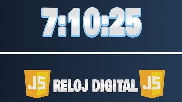Como hacer un RELOJ DIGITAL con JAVASCRIPT