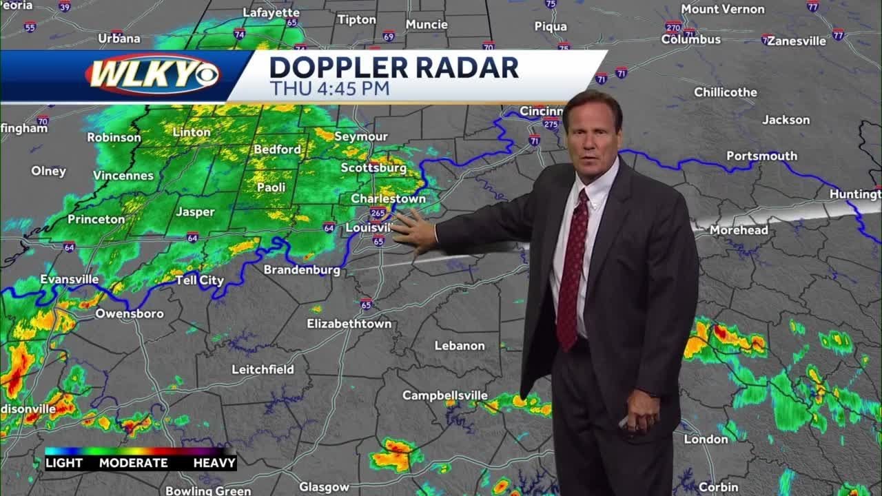 Rain and storm chances for Thursday - YouTube