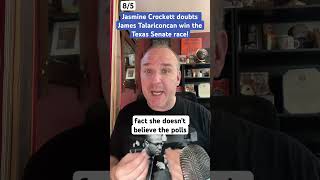 Jasmine Crockett dumps cold water on James Talarico in Texas! #jamestalarico #texas #senate
