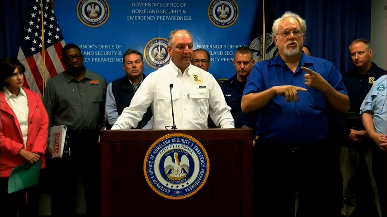 Lousiana Declares State Of Emergency - YouTube