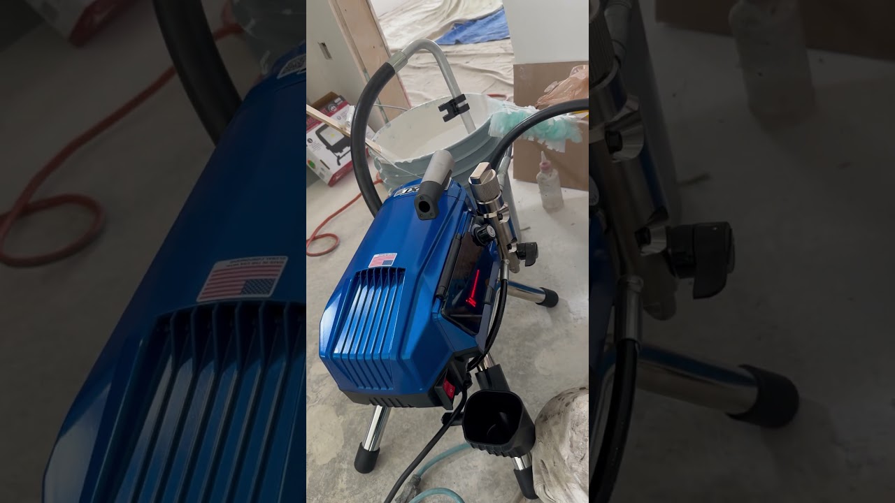 First Time Using Graco 490 XT Paint Sprayer!