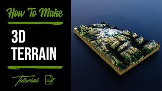 How to Create 3D Terrain with Blender !