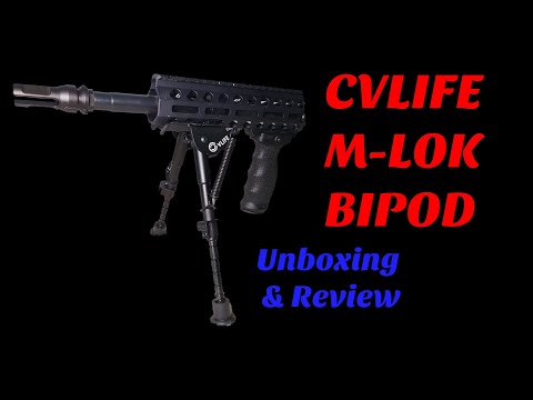 CVLIFE M-LOK Bipod from Amazon - Unboxing & Review