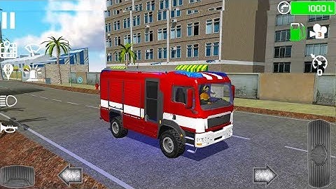 Fire Truck Rescue Sim - Fire Engine Simulator - Android Gameplay FHD