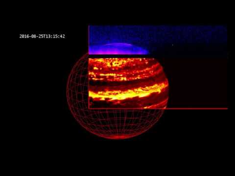 Jupiter's Glow in Infrared Light