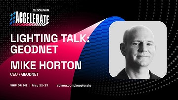 Ship or Die at Accelerate 2025: Lightning Talk: GEODNET (Mike Horton - GEODNET)