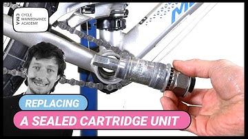 Replacing a sealed cartridge unit on a bike